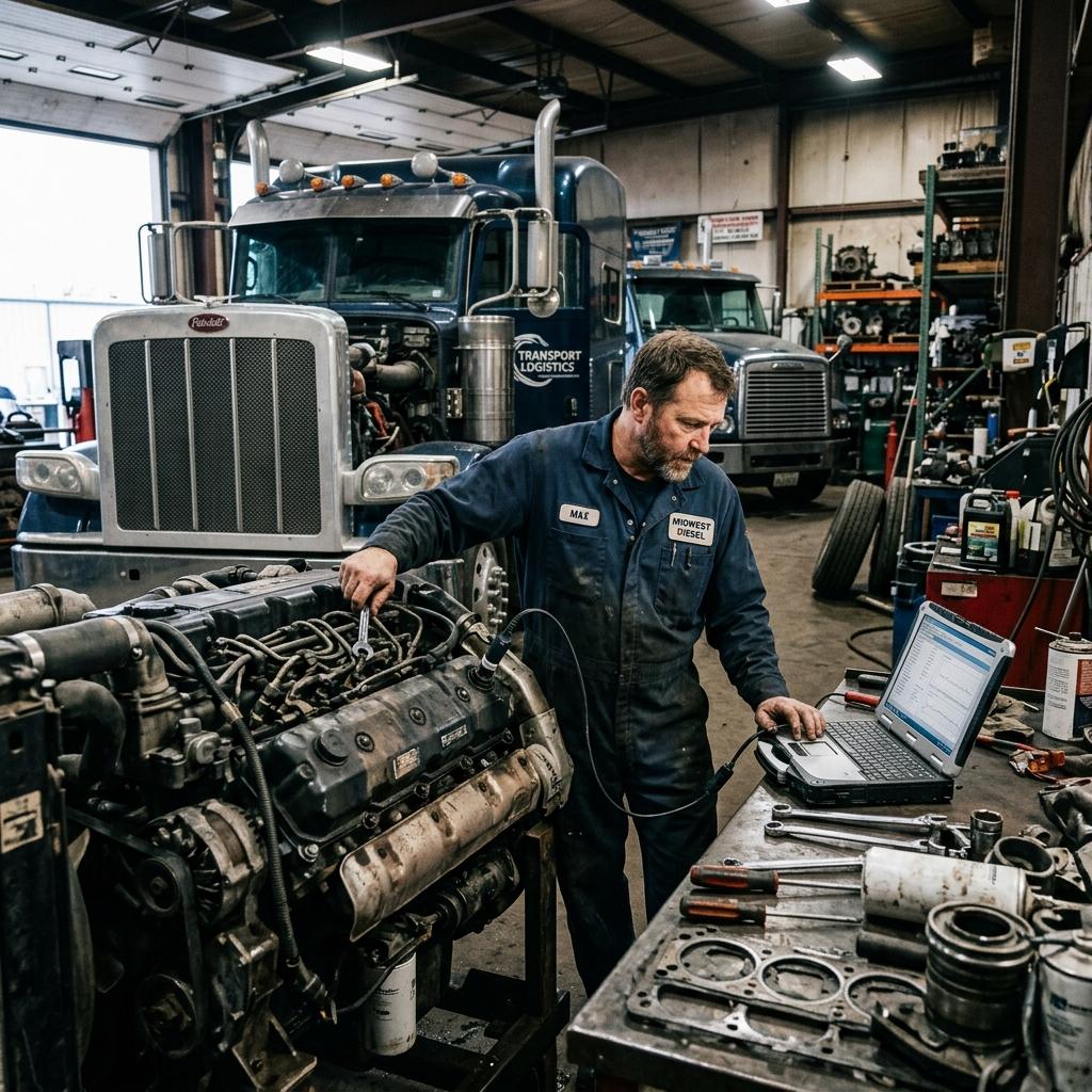 Diesel Truck Repair Workshop