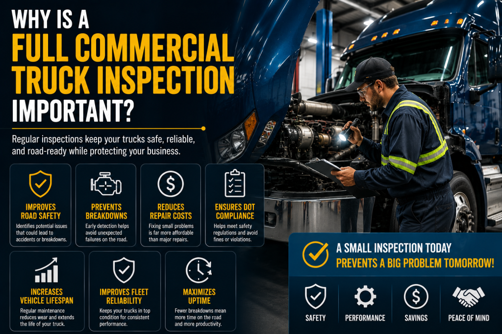 Full commercial truck inspection benefits